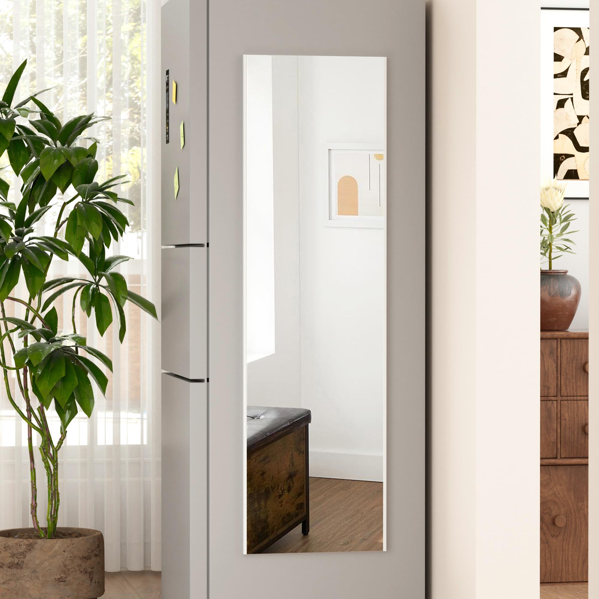 Amazon.com: brisafe Magnetic Nano Non-Glass Wall Mirror, No Drill